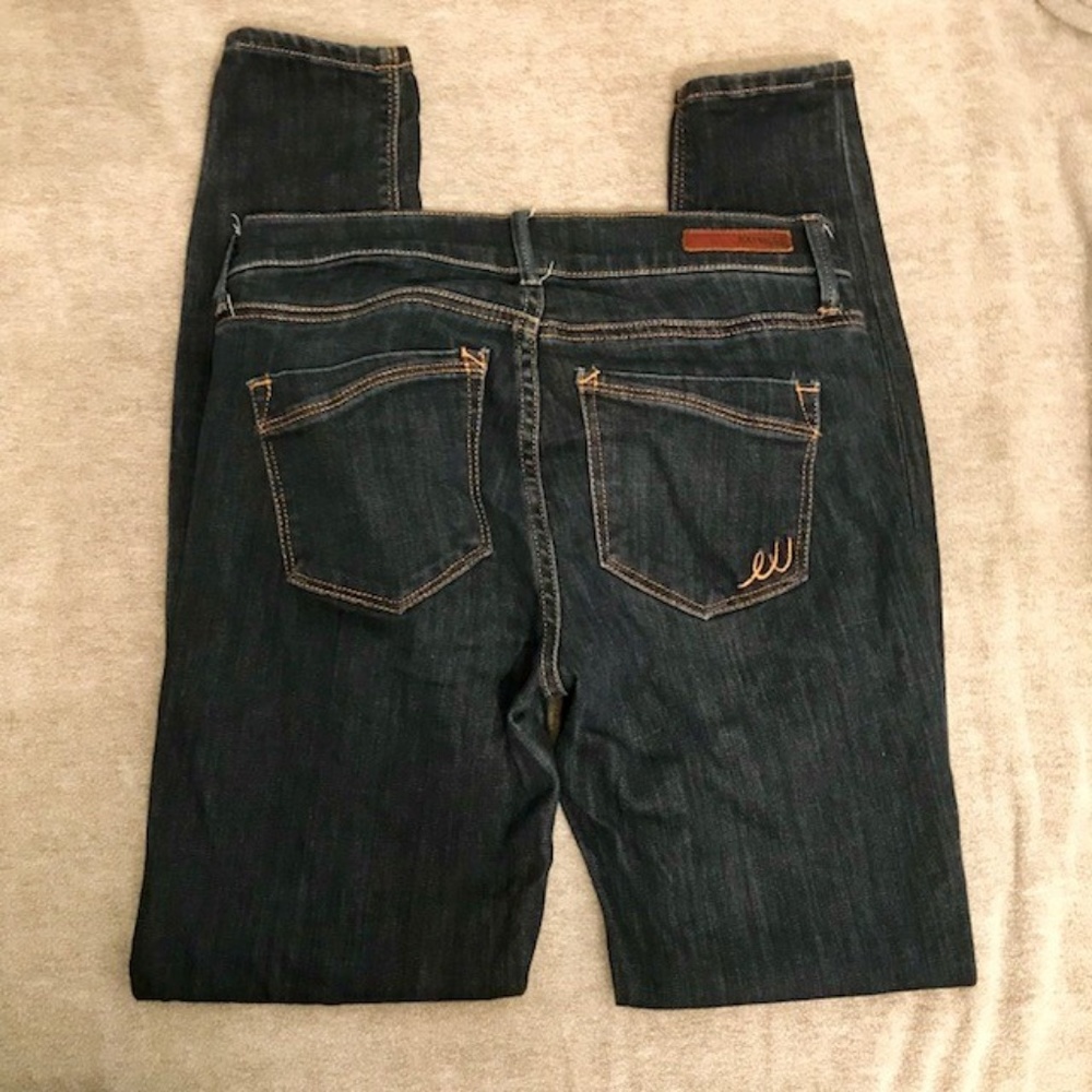 Express Mid Rise Stretch Jean Legging - Picture 2 of 4